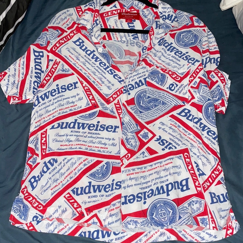 Pacsun Budweiser Button down